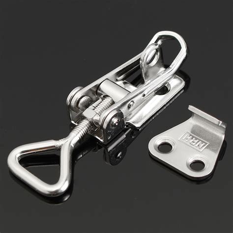 stainless steel cabinet latches|lockable latches for metal boxes.